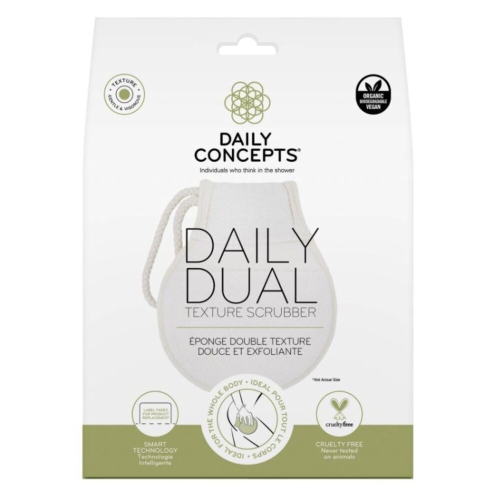 Daily Concepts Exfoliating Dual Texture Body Scrubber